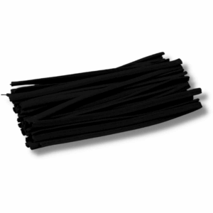 AMARRILHO ARAME FECHO PLASTICO PRETO 15CM