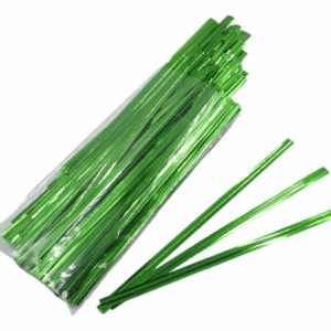 AMARRILHO PLÁSTICO BRILHANTE VERDE 11CM
