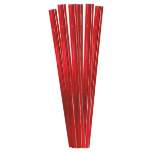 AMARRILHO PLÁSTICO BRILHANTE VERMELHO 11CM