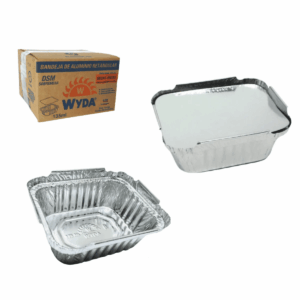 BANDEJA ALUMINIO COM TAMPA 135ML DSM-100 WYDA