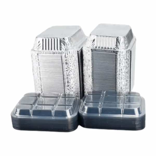 BANDEJA ALUMINIO 220ML C/TAMPA PET D12FS WYDA