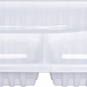 BANDEJA  MICROONDAS 3 DIVISORIAS BRANCO
