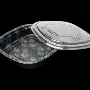 BANDEJA SUSHI 3 COM TAMPA SUNNY