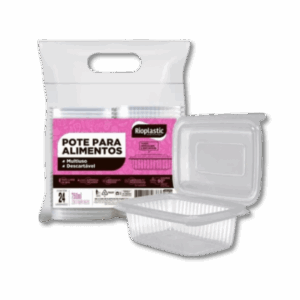 BANDEJA 750ML FREEZER E MICRONDAS RIOPLASTIC