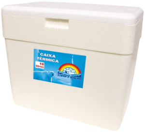 CAIXA TERMICA DE ISOPOR 18L  ISOTERM