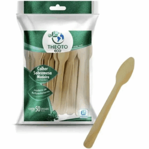 COLHER DE MADEIRA SOBREMESA ECO THEOTO