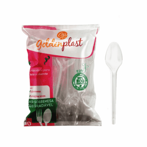 COLHER SOBREMESA CRISTAL (GOLDENPLAST)