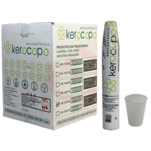 COPO DE 200ML BRANCO KEROCOPO