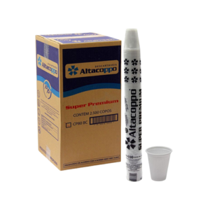 COPO DE 80ML BRANCO SUPER PREMIUM ALTACOPPO