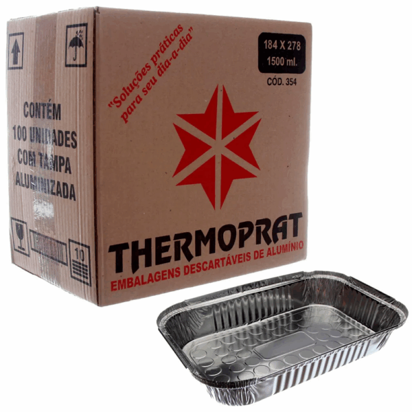 EMBALAGEM DE ALUMINIO 1500ML THERMOPRAT