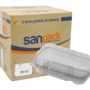 BANDEJA PET COM TAMPA ACOPLADO S-13 SANPACK