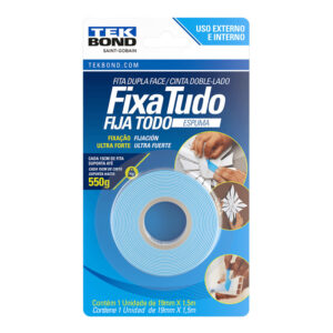 FITA ESPUMA DUPLA FACE 19MMX1,5M BLISTER