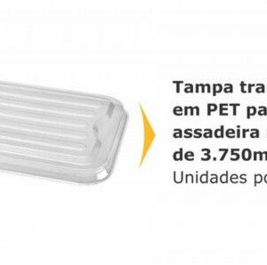 TAMPA PET PARA ASSADEIRA 3750 ML THERMOPRAT