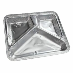 EMBALAGEM DE ALUMINIO 3 DIVISORIAS  THERMOPRAT