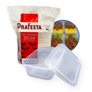 BANDEJA 350ML FREEZER E MICRONDAS PRAFESTA