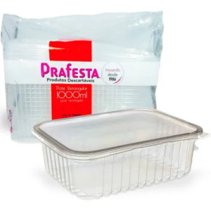 BANDEJA 1000ML FREEZER E MICRONDAS PRAFESTA