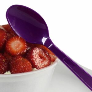 COLHER SOBREMESA REFORCADA PIC-100 ACAI ROXA