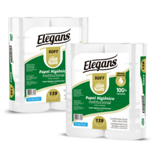 PAPEL HIGIENICO ROLAO ELEGANS SOFT 300MT MILI