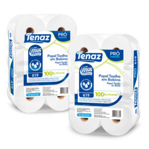 PAPEL TOALHA BOBINA TENAZ PRO 27GR 19CMX200MT