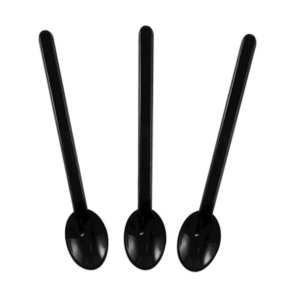 COLHER MINI PRETO  PICCOLO PLASTILANIA